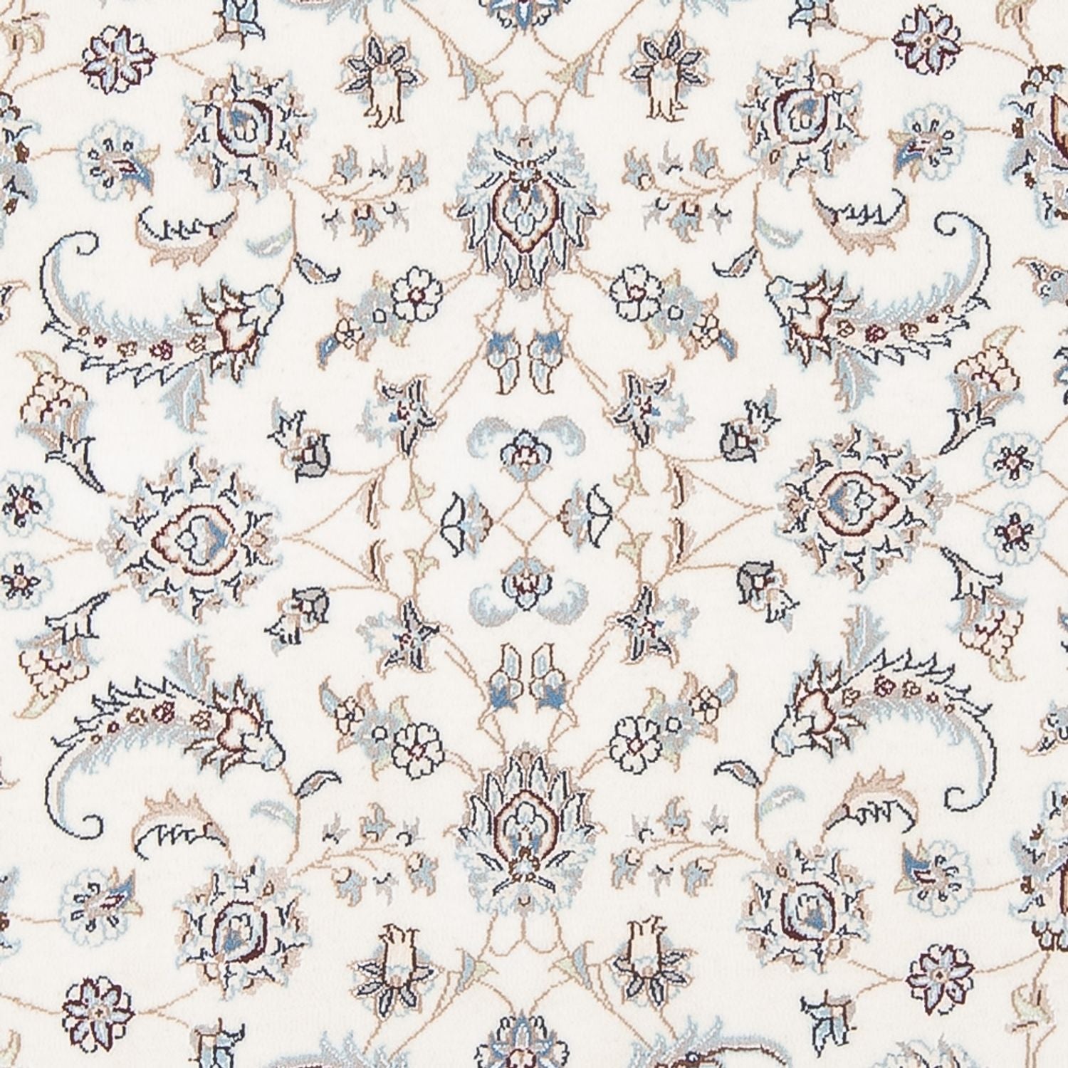 Tapis persan - Nain - Premium - 201 x 150 cm - crème