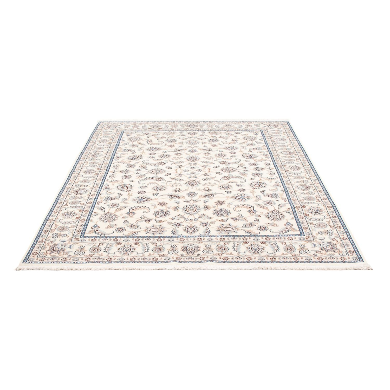 Tapis persan - Nain - Premium - 201 x 150 cm - crème
