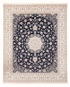 Tapis persan - Nain - Premium - 305 x 248 cm - bleu foncé