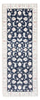 Tapis de couloir Tapis persan - Nain - Royal - 203 x 80 cm - bleu foncé
