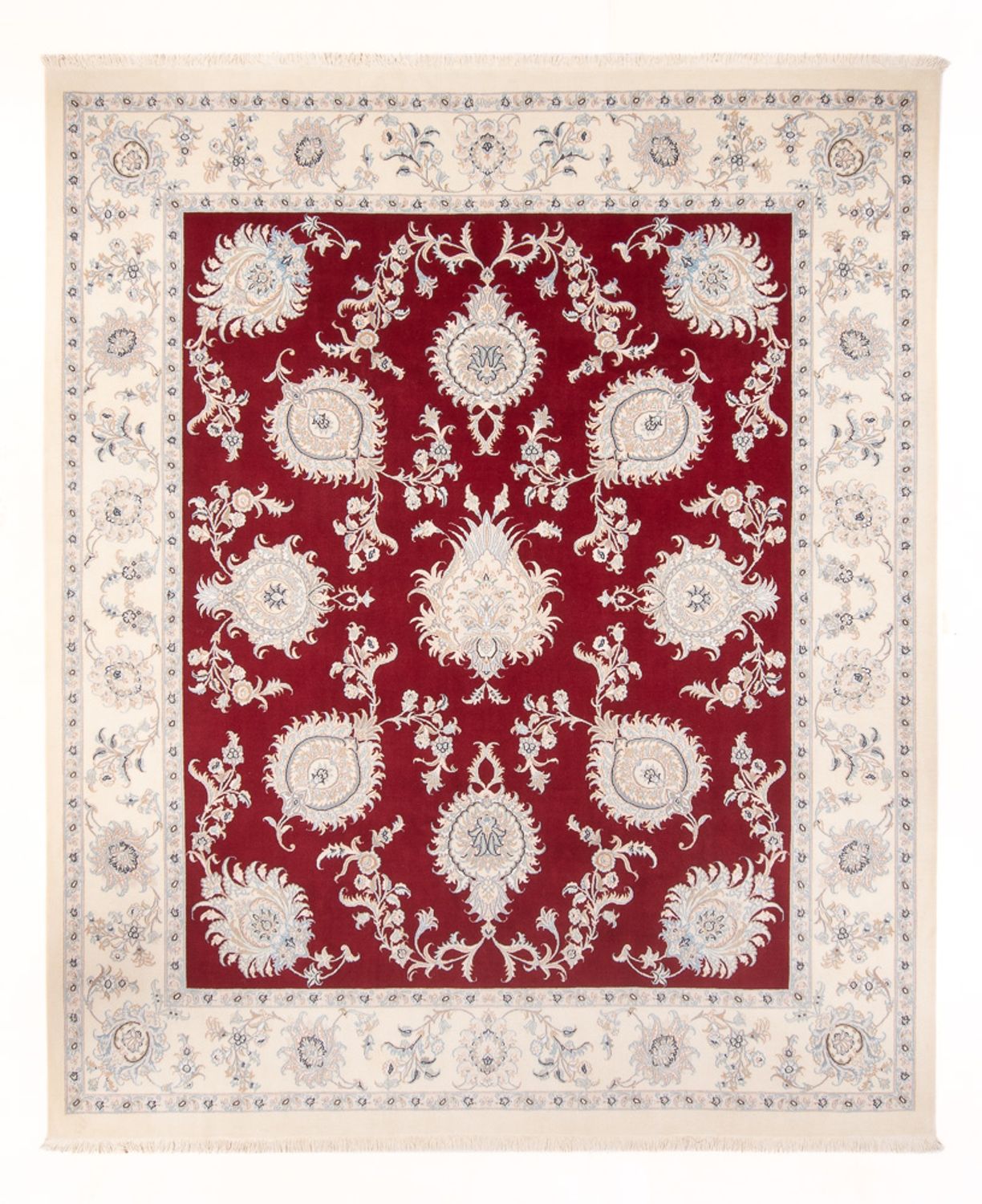 Tapis persan - Nain - Premium - 294 x 250 cm - rouge