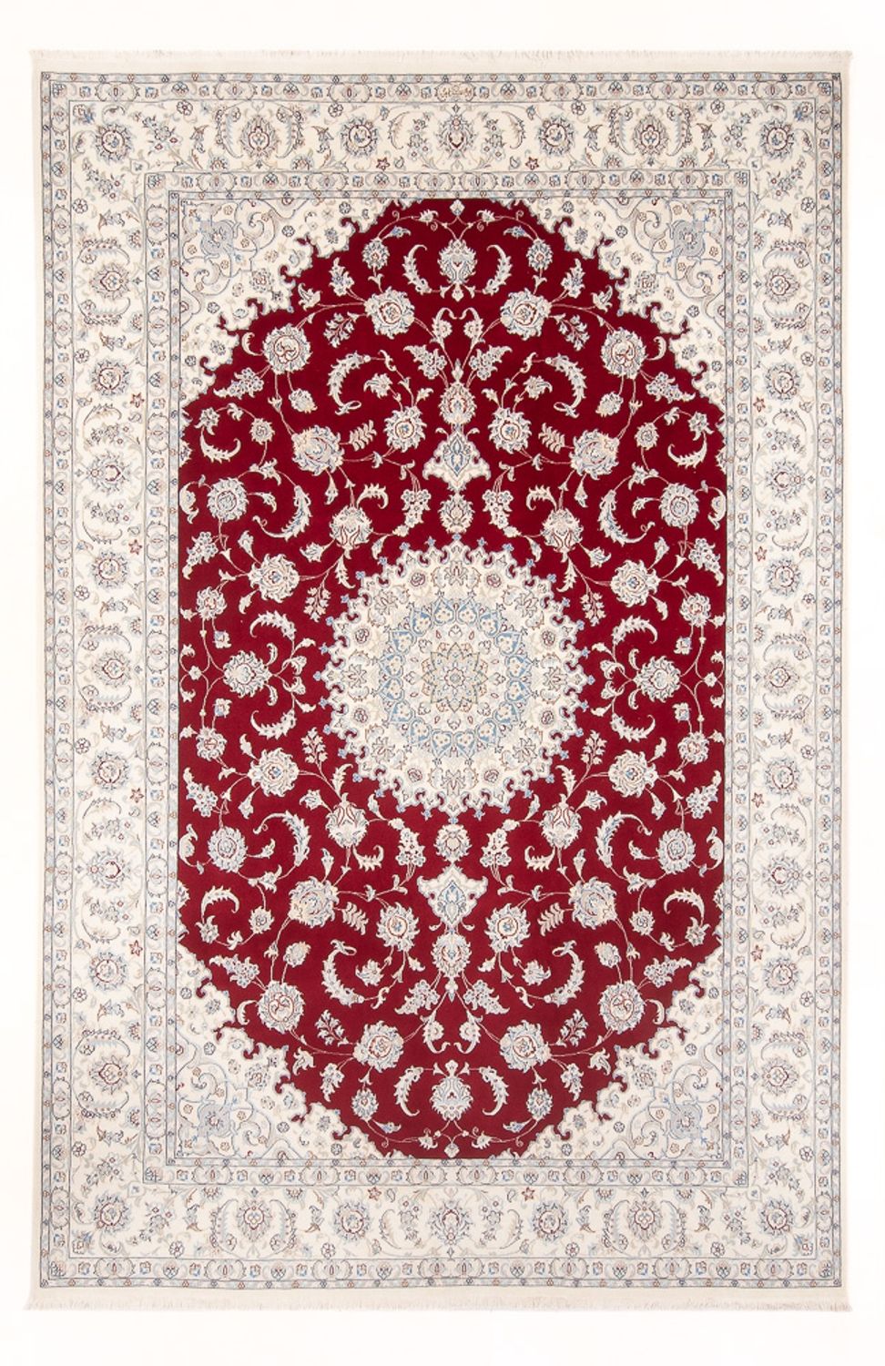 Tapis persan - Nain - Premium - 300 x 198 cm - rouge