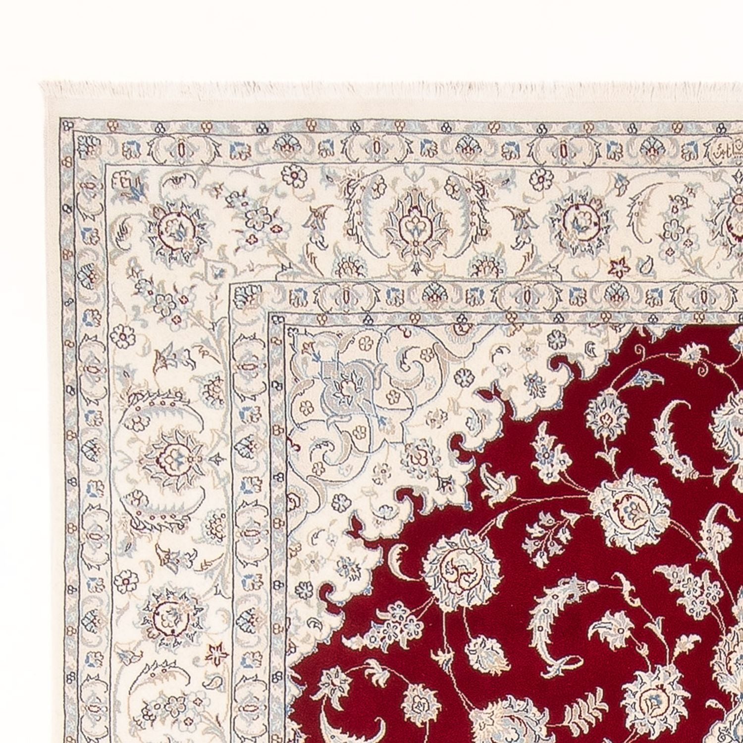 Tapis persan - Nain - Premium - 300 x 198 cm - rouge
