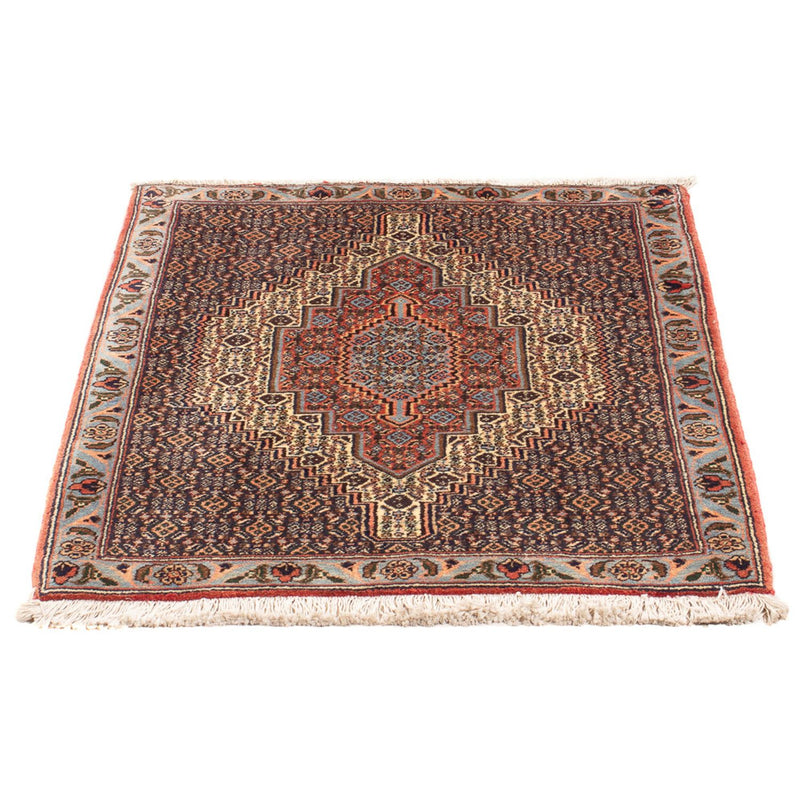 Tapis persan - Classique - 100 x 72 cm - bleu foncé