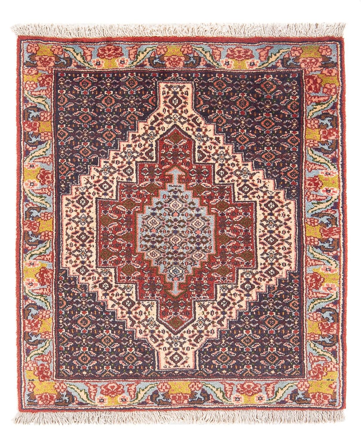 Perserteppich - Classic - 96 x 76 cm - dunkelblau