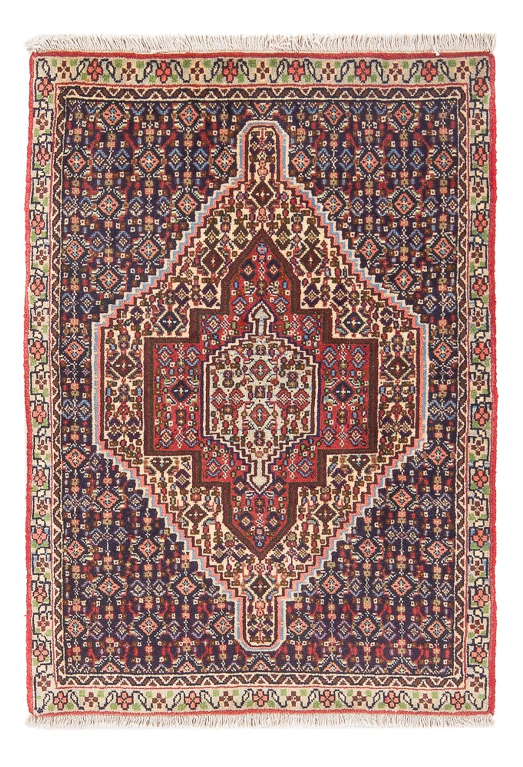 Perserteppich - Classic - 105 x 74 cm - dunkelblau