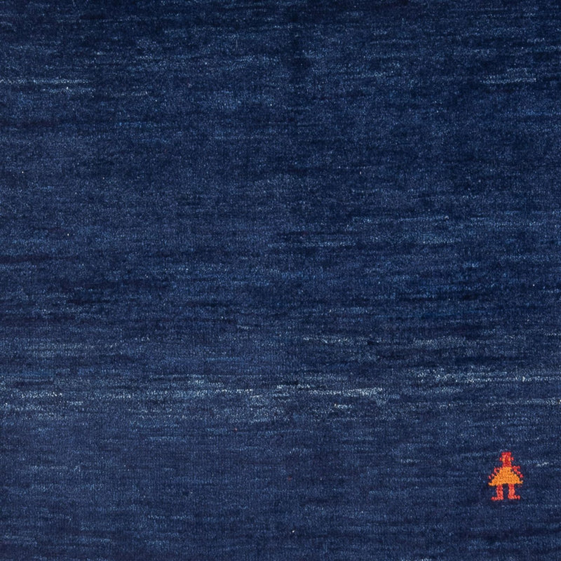 Tapis Gabbeh - Persan - 200 x 141 cm - bleu foncé