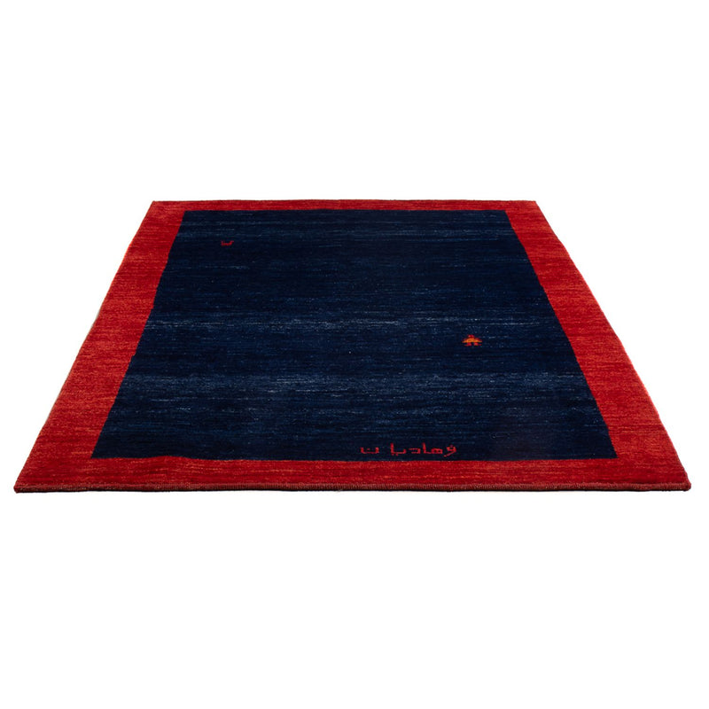 Tapis Gabbeh - Persan - 200 x 141 cm - bleu foncé