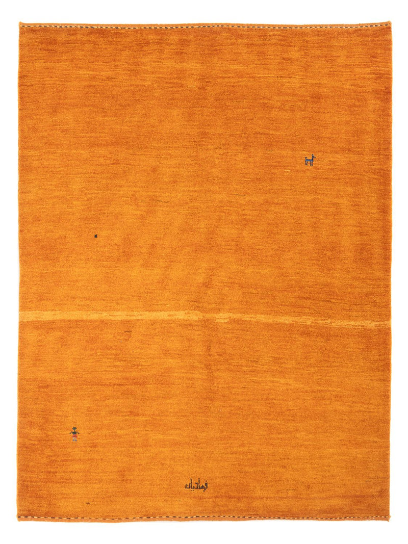 Tapis Gabbeh - Persan - 187 x 150 cm - orange