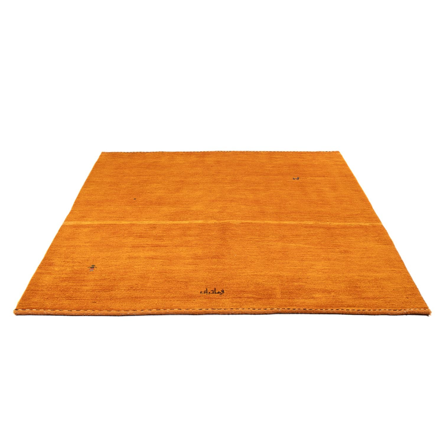 Tapis Gabbeh - Persan - 187 x 150 cm - orange