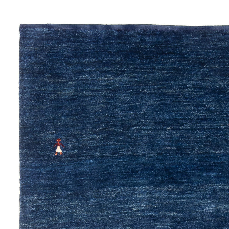 Tapis Gabbeh - Persan - 188 x 147 cm - bleu foncé