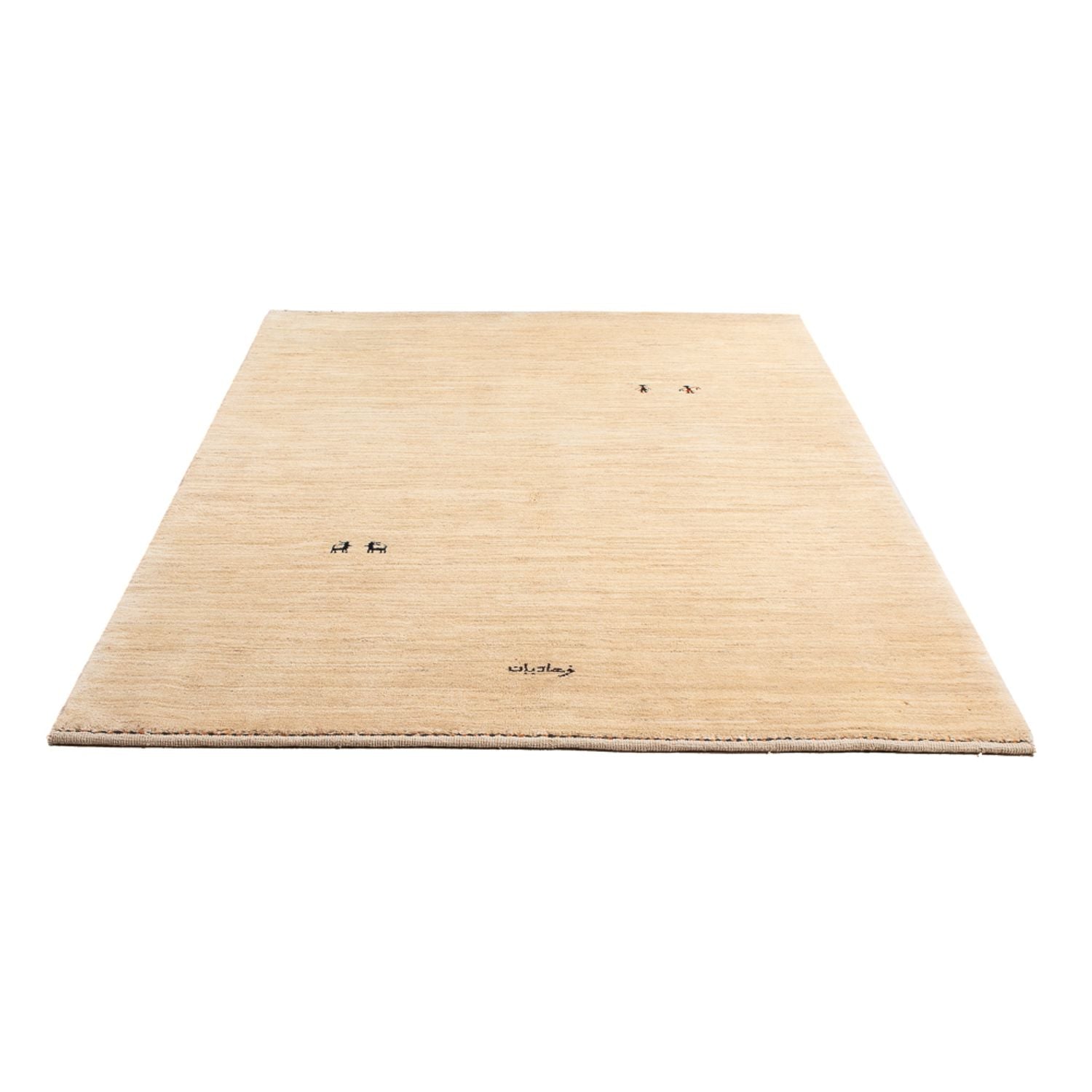 Tapis Gabbeh - Persan - 207 x 137 cm - beige