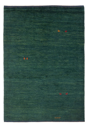 Tapis Gabbeh - Persan - 205 x 140 cm - vert foncé