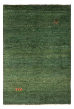Tapis Gabbeh - Persan - 203 x 147 cm - vert foncé