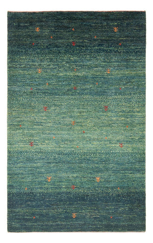 Tapis Gabbeh - Persan - 152 x 100 cm - vert foncé