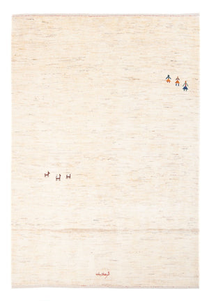 Tapis Gabbeh - Persan - 188 x 140 cm - beige