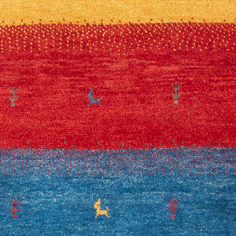 Tapis Gabbeh - Persan - 151 x 104 cm - multicolore