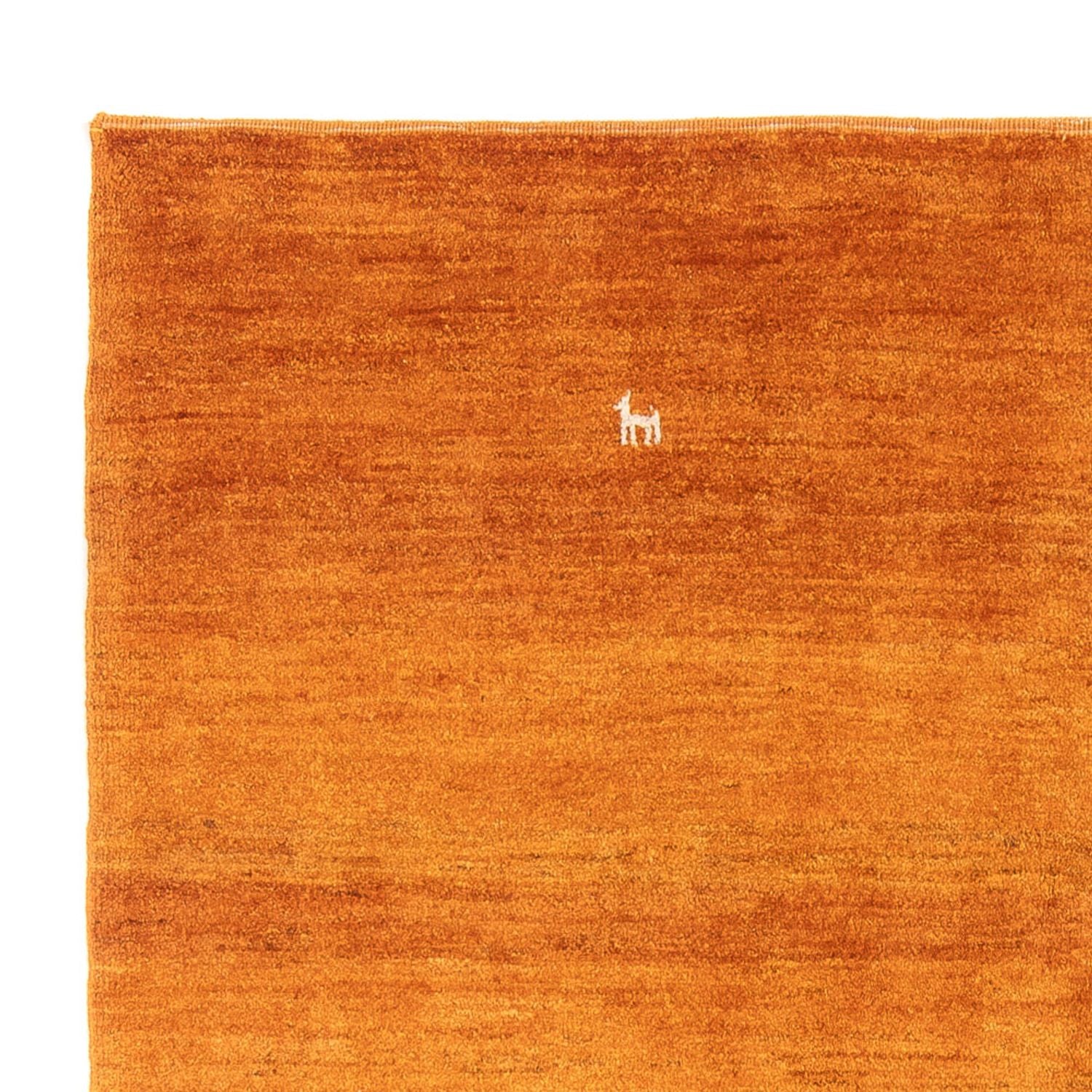 Tapis Gabbeh - Persan - 196 x 150 cm - orange