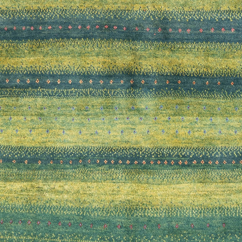 Tapis Gabbeh - Persan - 204 x 148 cm - vert foncé