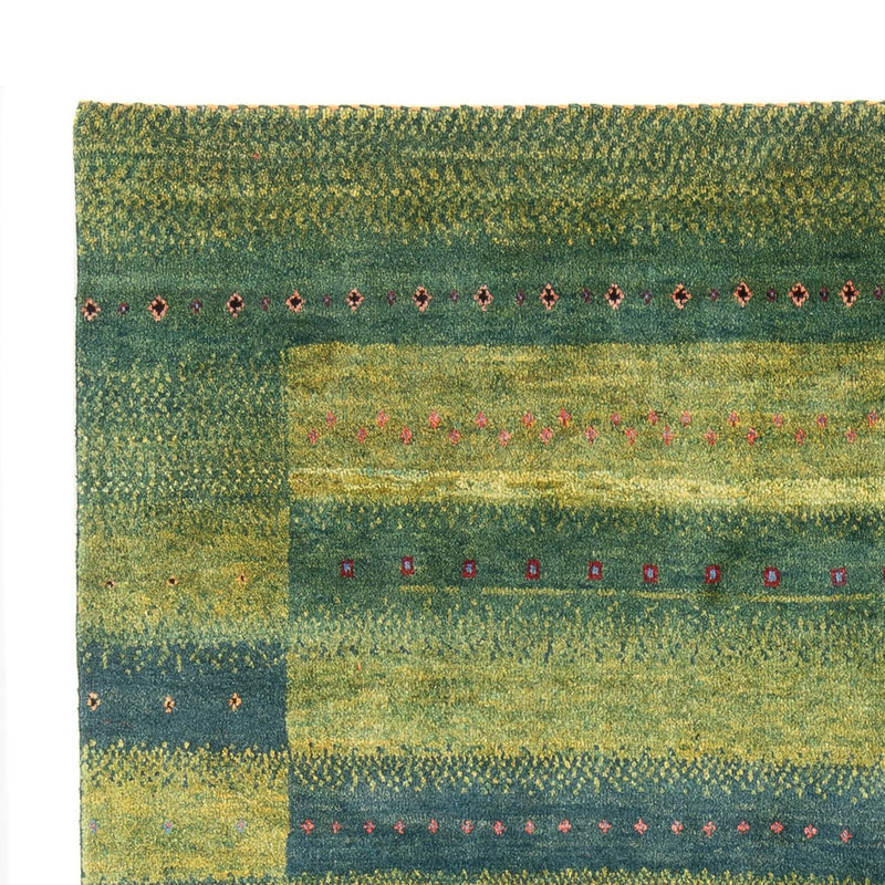 Tapis Gabbeh - Persan - 204 x 148 cm - vert foncé