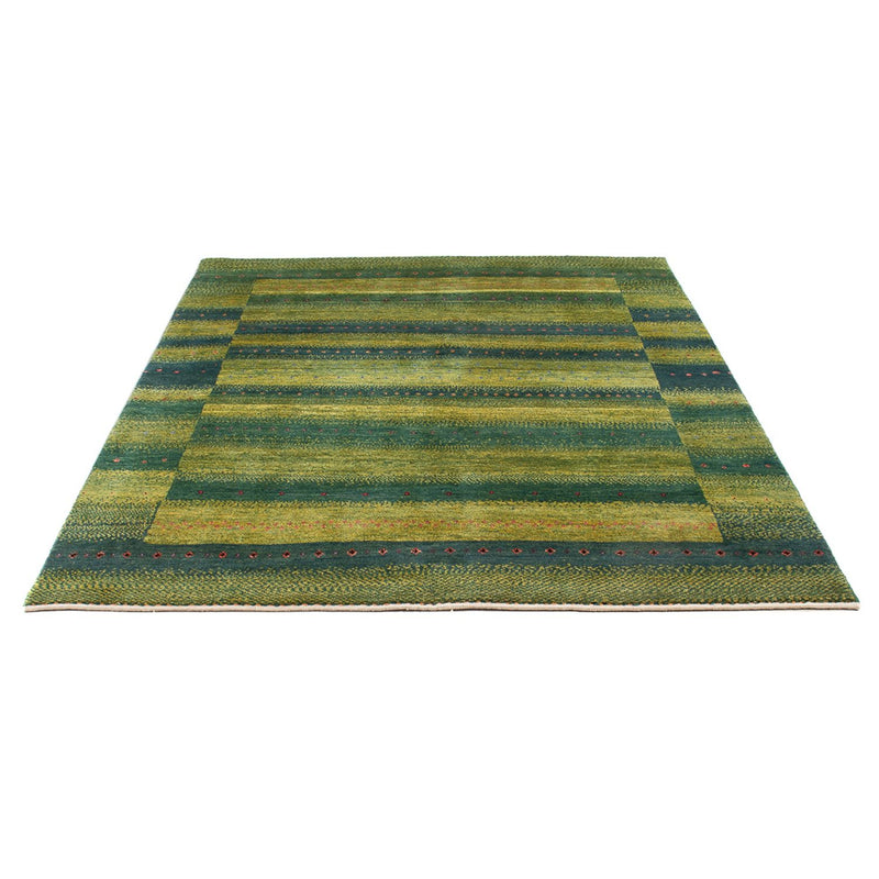 Tapis Gabbeh - Persan - 204 x 148 cm - vert foncé