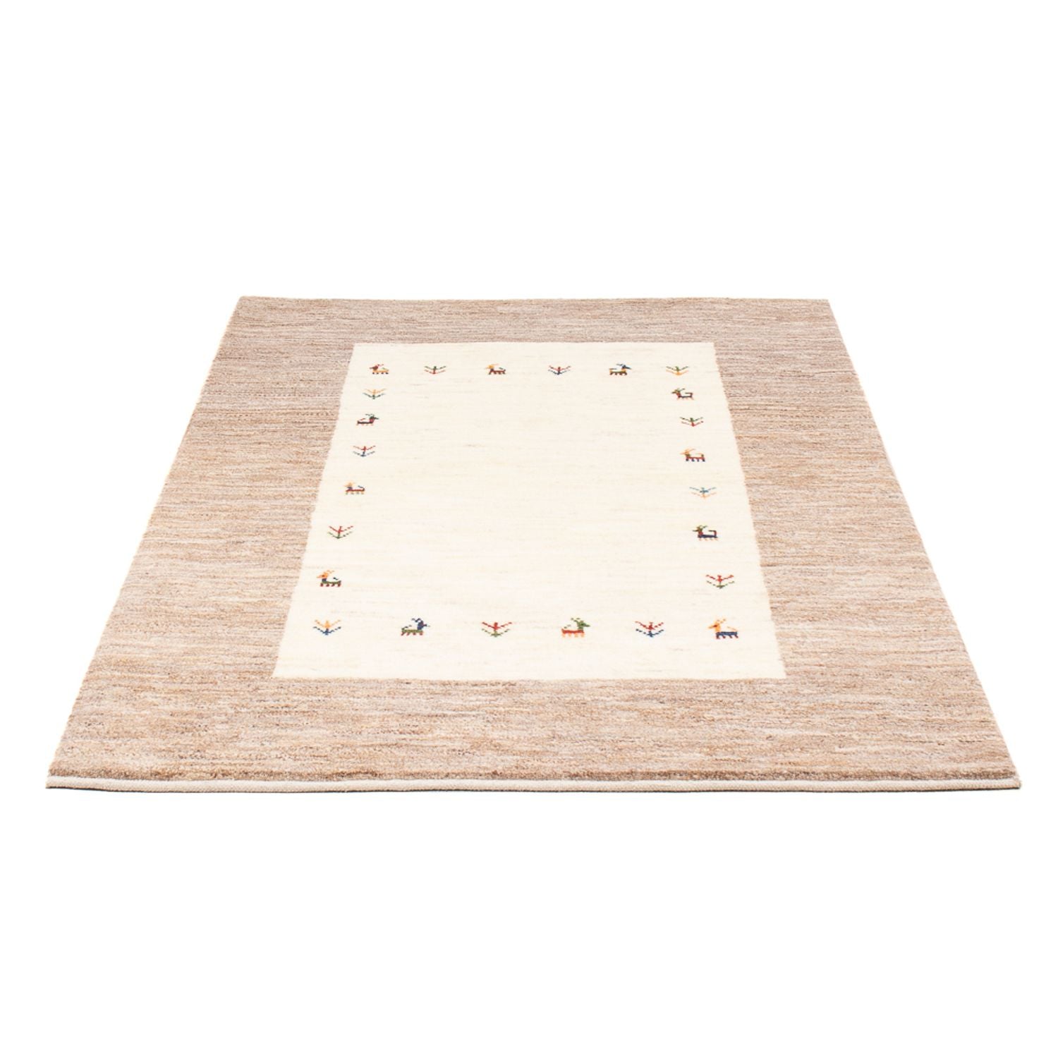 Tapis Gabbeh - Persan - 156 x 103 cm - multicolore