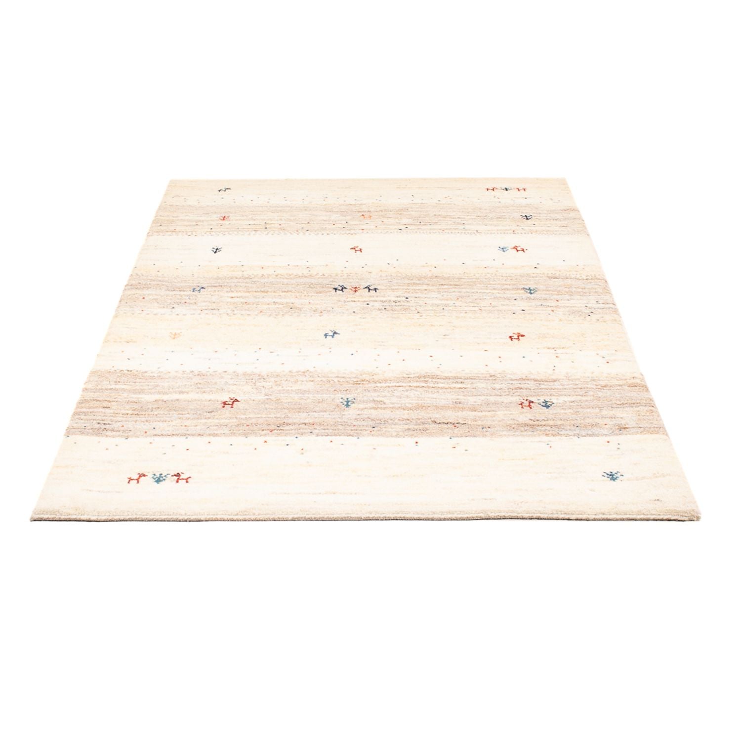 Tapis Gabbeh - Persan - 160 x 107 cm - multicolore