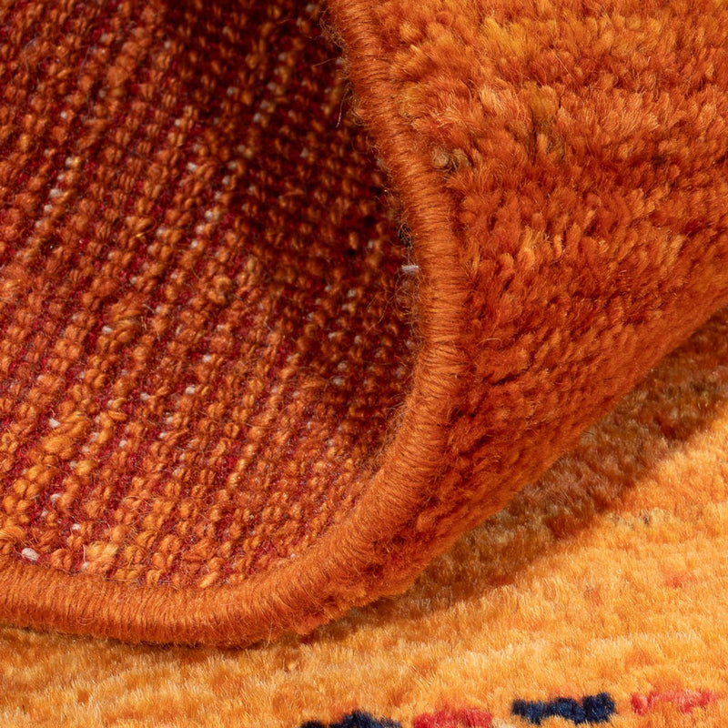 Tapis Gabbeh - Persan - 142 x 98 cm - orange