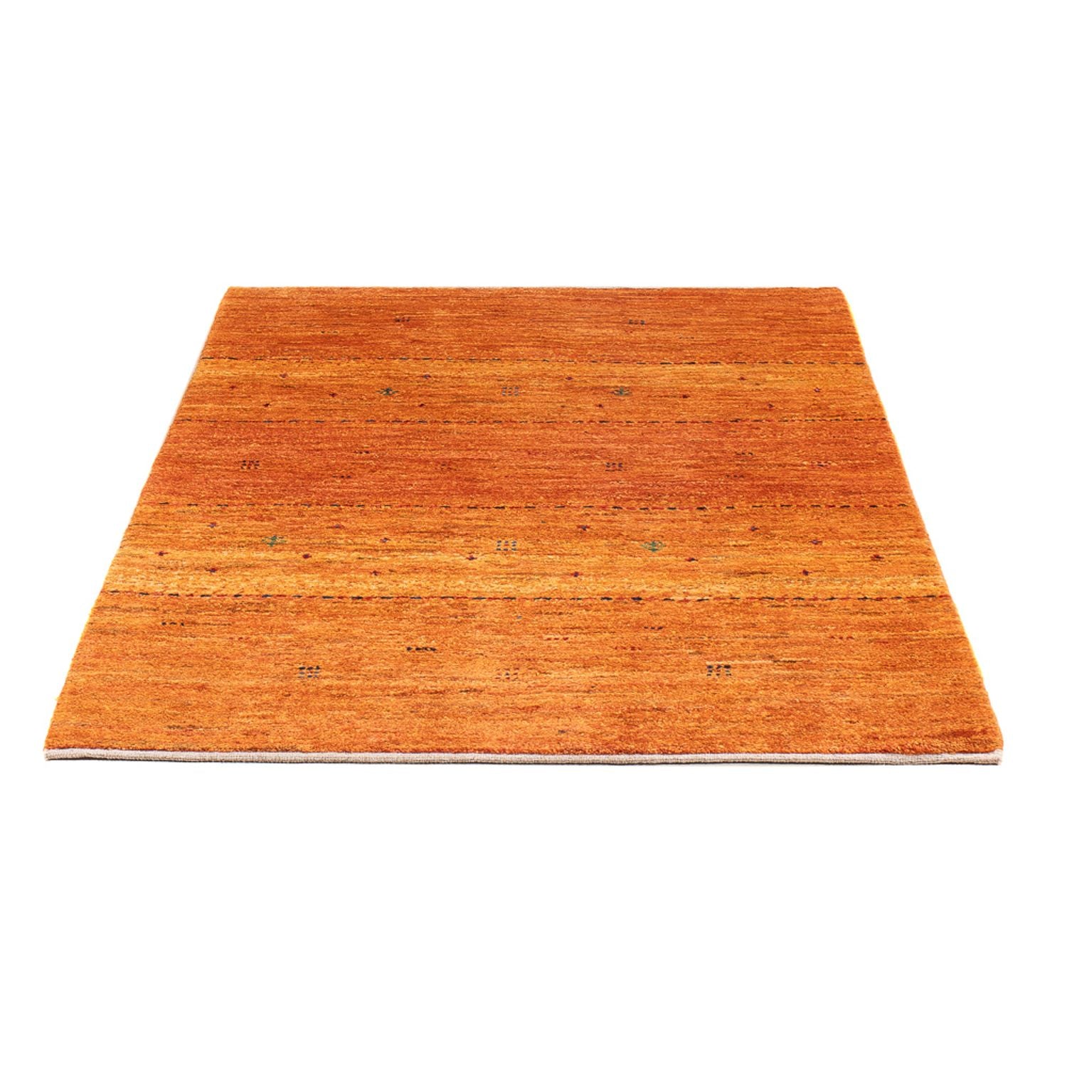 Tapis Gabbeh - Persan - 142 x 98 cm - orange