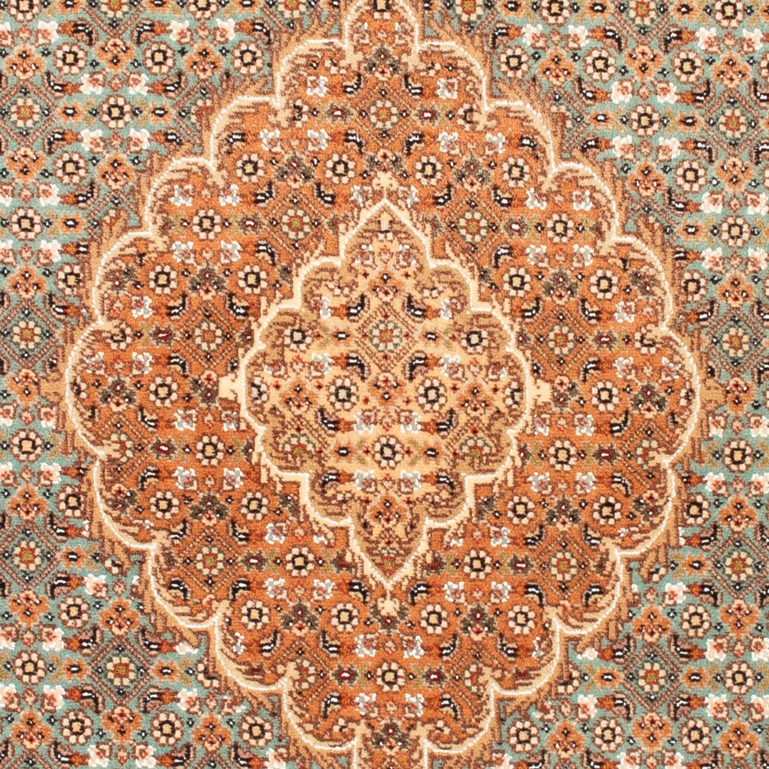Tapis persan - Tabriz - 118 x 82 cm - bleu pétrole
