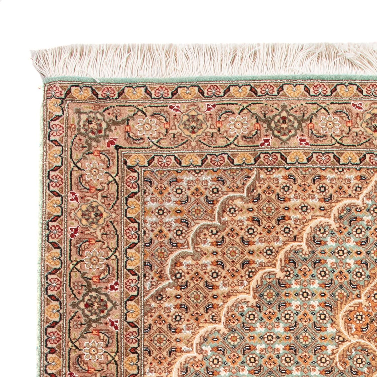 Tapis persan - Tabriz - 118 x 82 cm - bleu pétrole