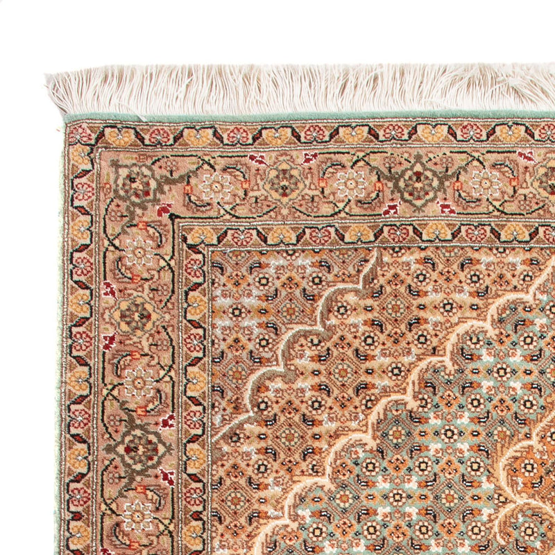 Tapis persan - Tabriz - 118 x 82 cm - bleu pétrole