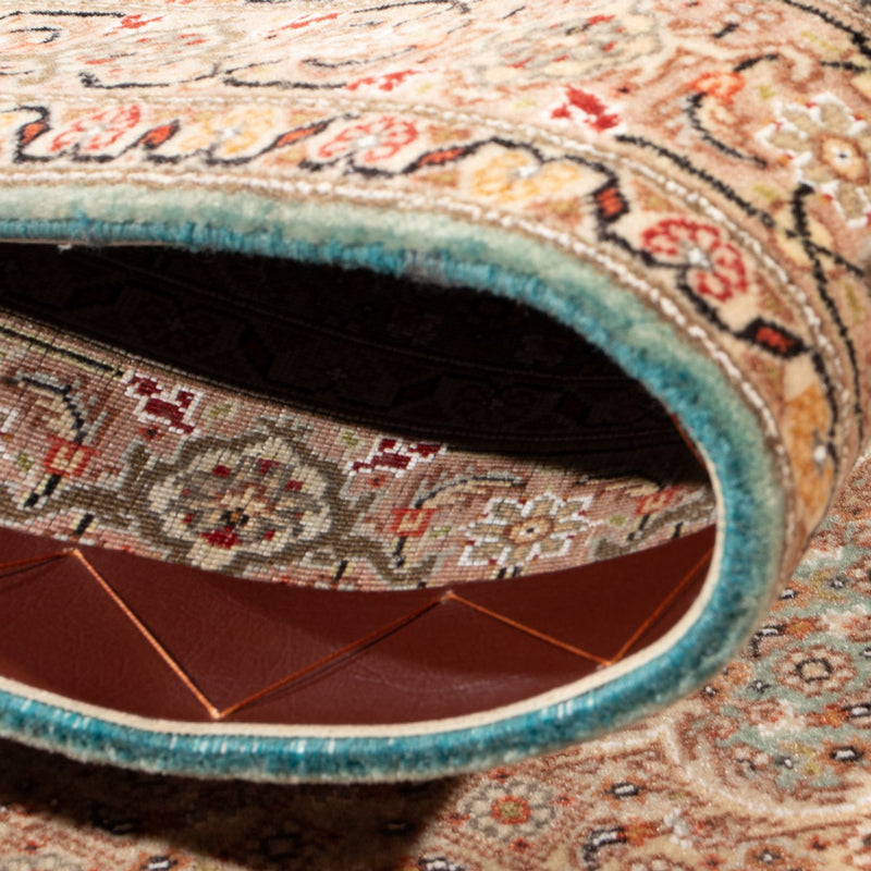 Tapis persan - Tabriz - 118 x 82 cm - bleu pétrole