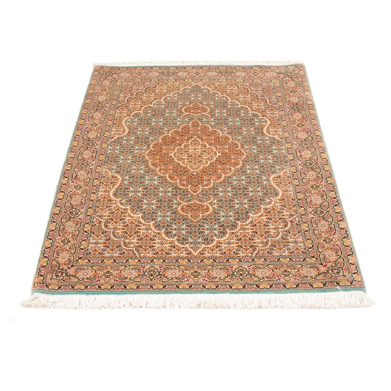Tapis persan - Tabriz - 118 x 82 cm - bleu pétrole