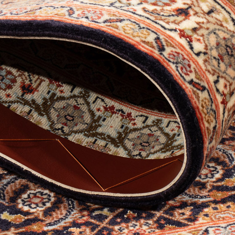 Tapis persan - Tabriz - Royal - 117 x 83 cm - bleu foncé
