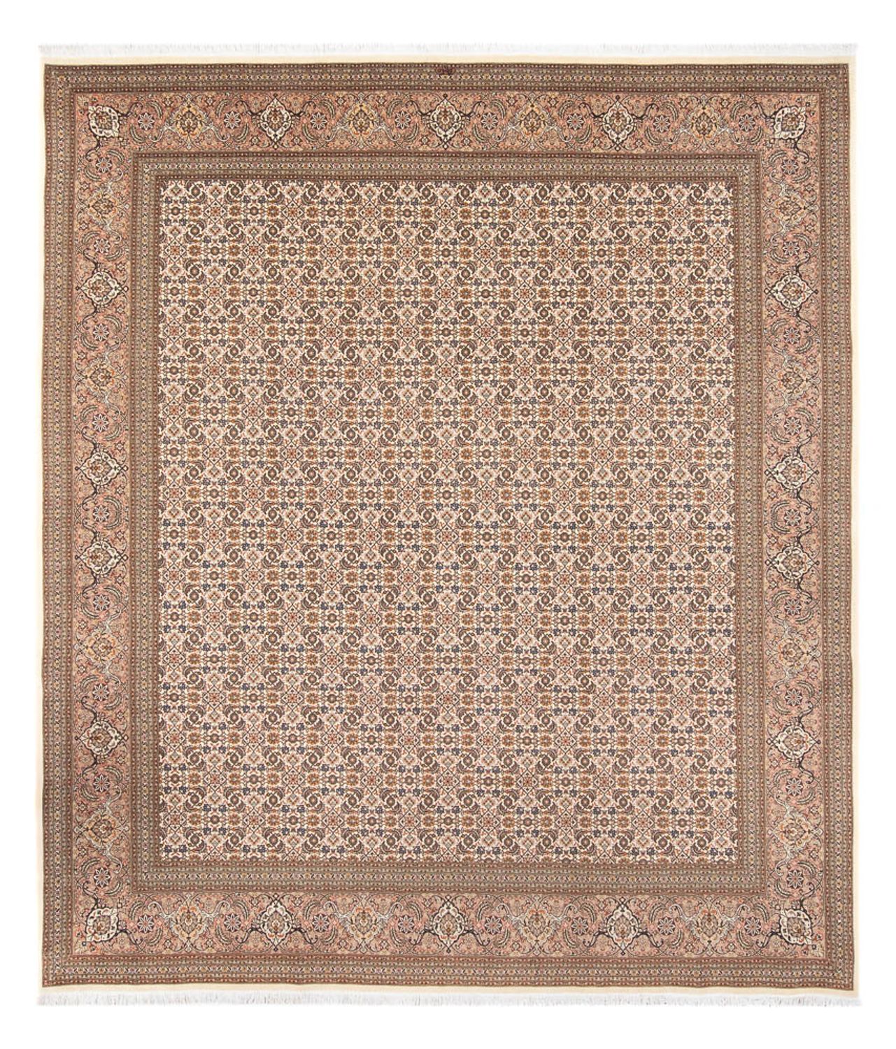 Perserteppich - Täbriz - Royal - 290 x 253 cm - dunkelbeige