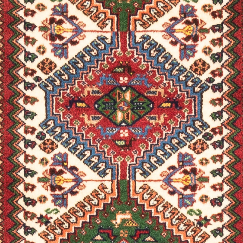 Tapis de couloir Tapis persan - Nomadic - 216 x 62 cm - rouge