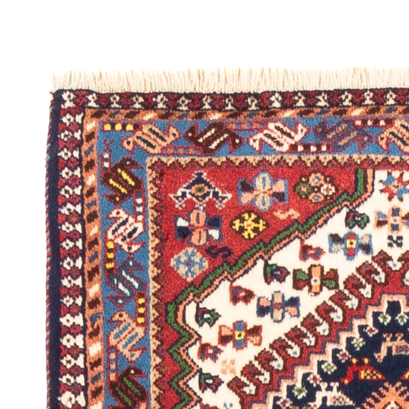 Tapis de couloir Tapis persan - Nomadic - 216 x 62 cm - rouge