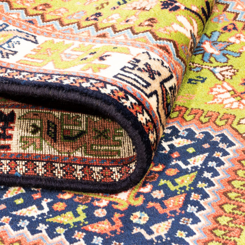 Tapis de couloir Tapis persan - Nomadic - 193 x 82 cm - vert