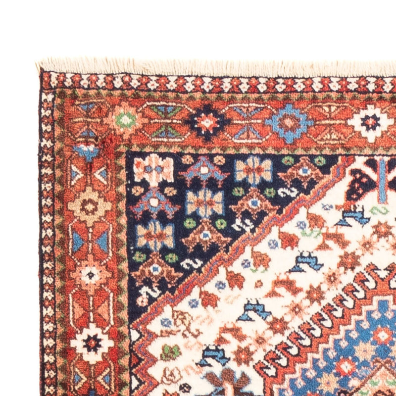 Tapis de couloir Tapis persan - Nomadic - 200 x 80 cm - crème