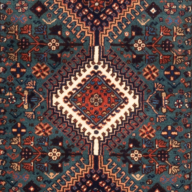 Tapis de couloir Tapis persan - Nomadic - 196 x 80 cm - bleu