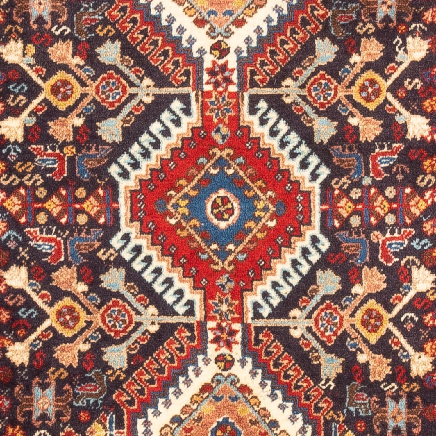 Tapis persan - Nomadic - 130 x 80 cm - bleu foncé