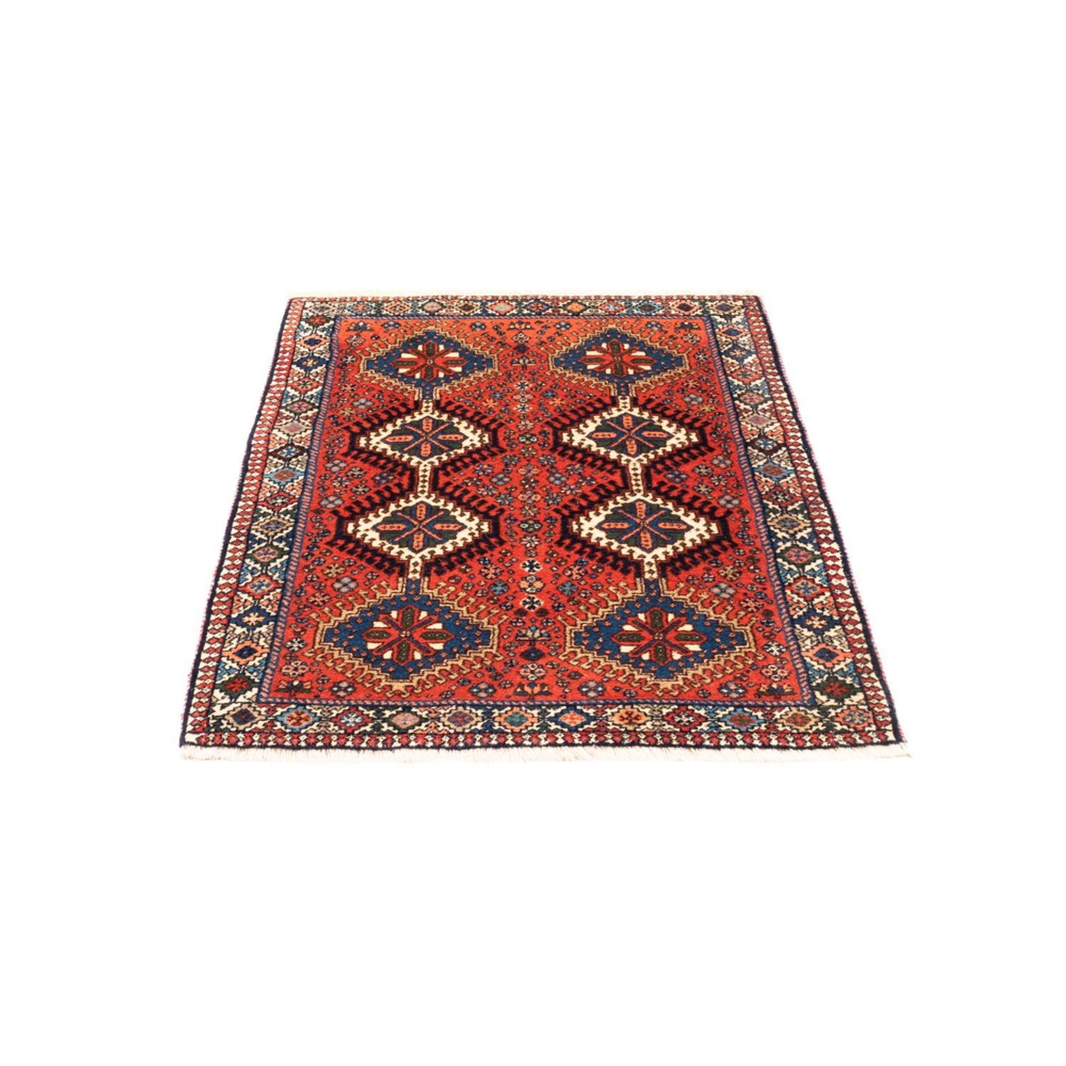 Tapis persan - Nomadic - 118 x 81 cm - rouge