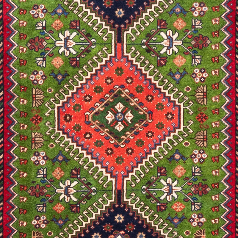 Tapis de couloir Tapis persan - Nomadic - 212 x 80 cm - vert