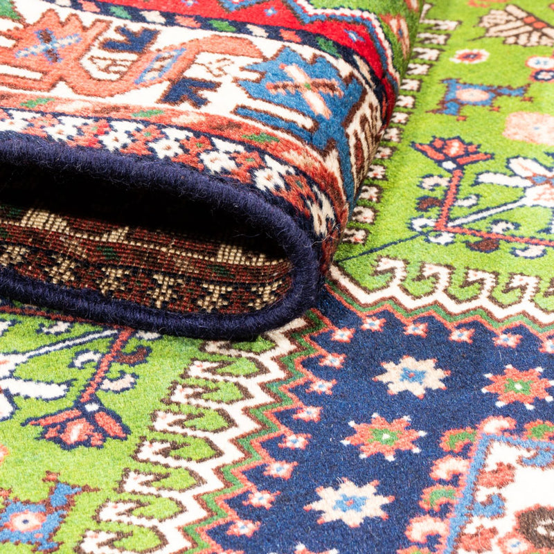 Tapis de couloir Tapis persan - Nomadic - 212 x 80 cm - vert