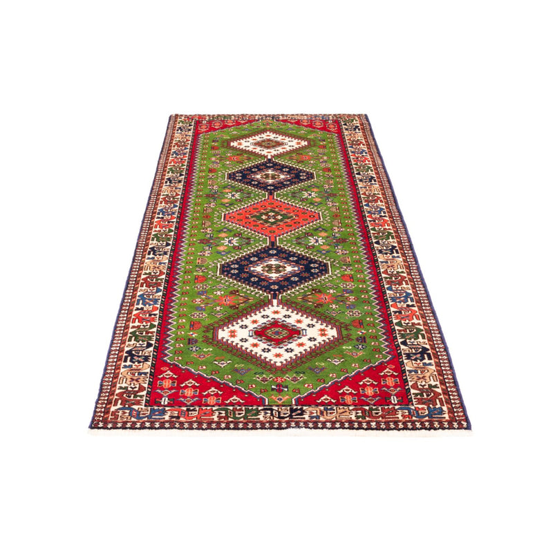Tapis de couloir Tapis persan - Nomadic - 212 x 80 cm - vert