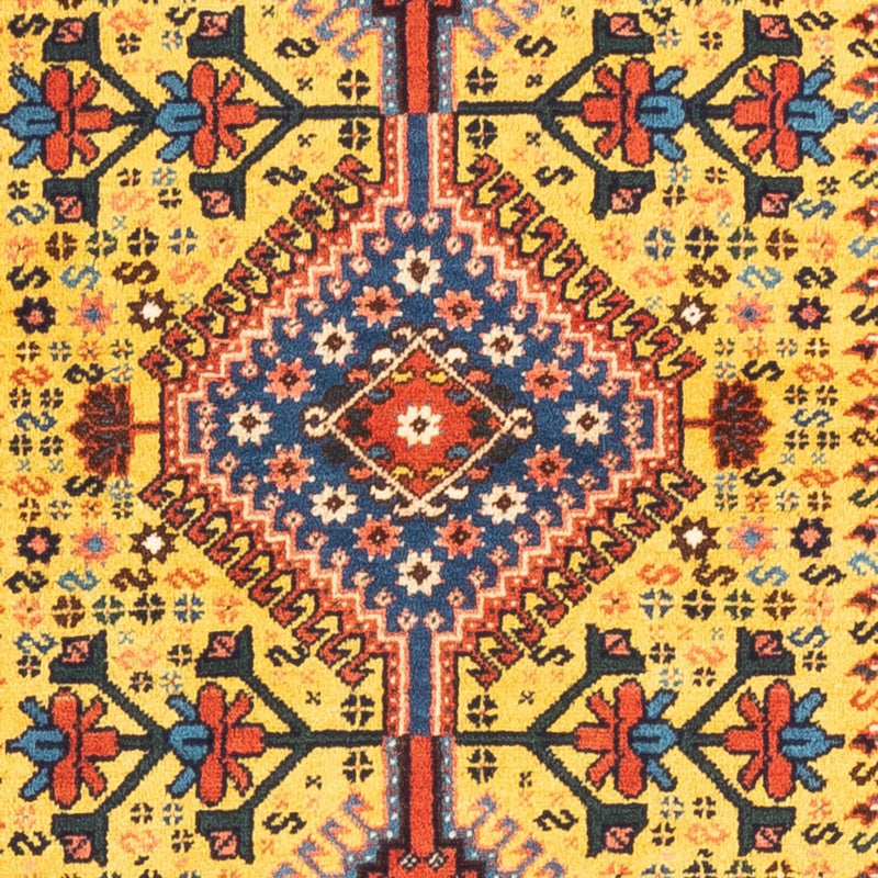 Tapis de couloir Tapis persan - Nomadic - 195 x 83 cm - jaune