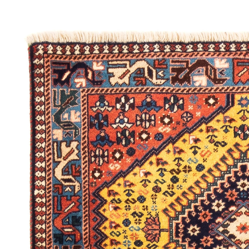 Tapis de couloir Tapis persan - Nomadic - 195 x 83 cm - jaune