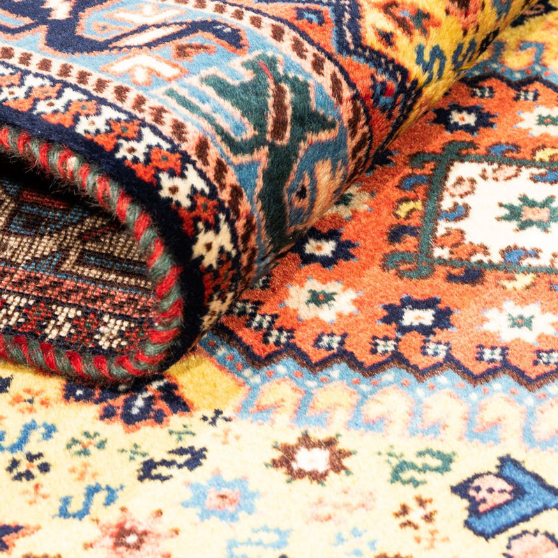 Tapis de couloir Tapis persan - Nomadic - 195 x 83 cm - jaune