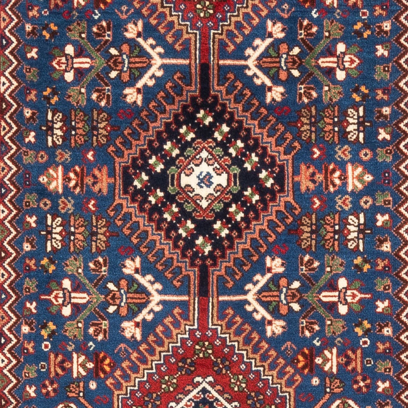 Tapis de couloir Tapis persan - Nomadic - 196 x 80 cm - bleu